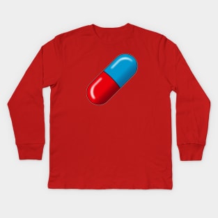 Good pill / bad pill Kids Long Sleeve T-Shirt